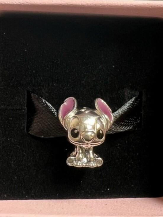 Pandora Jewelry - PANDORA × DISNEY LILO & STITCH SLIDE ON CHARM WITH CHARM BOX AND POUCH!
